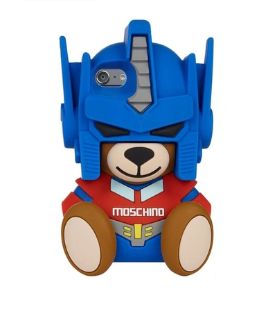 Shop Moschino Teddy Bear Transformers Iphone 7 Case In Multi