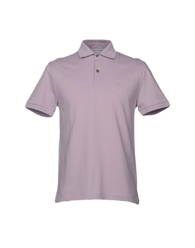 Shop Ballantyne Polo Shirt In Light Purple