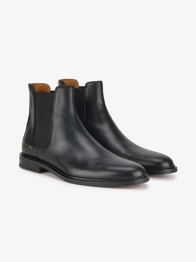 Shop Common Projects Black Classic Chelsea Boots