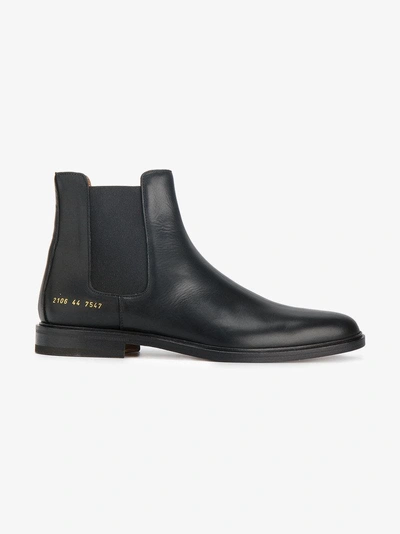 Shop Common Projects Black Classic Chelsea Boots