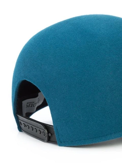 Shop Maison Michel Classic Baseball Cap In Blue