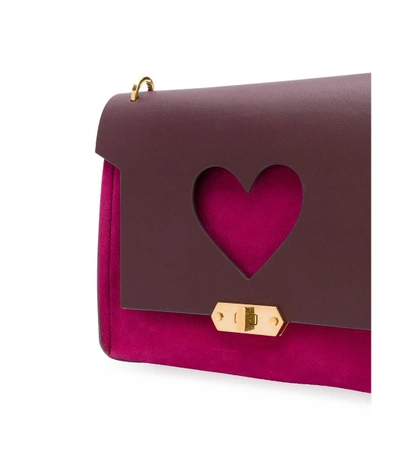 Shop Anya Hindmarch Pink Bathurst Heart Xs Bag