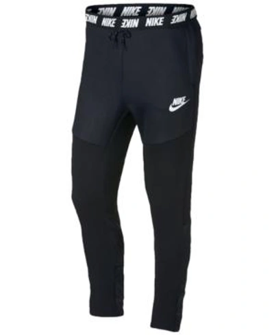 Shop Nike Men's Sportswear Advance 15 Heavyweight Fleece Pants In Black