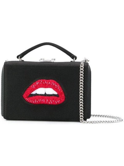Shop Mark Cross Mini Grace Box Handbag - Black