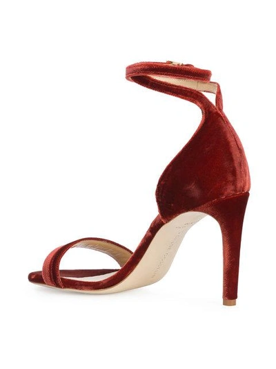 Shop Chloe Gosselin Narcissus Sandals - Red