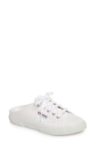 Shop Superga 2288 Sneaker Mule In White