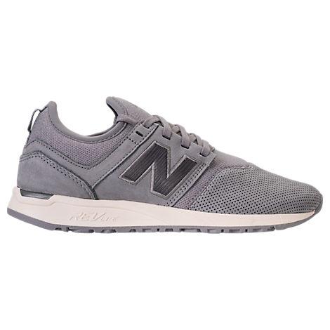New Balance Women's 247 Nubuck Casual Shoes, Grey | ModeSens