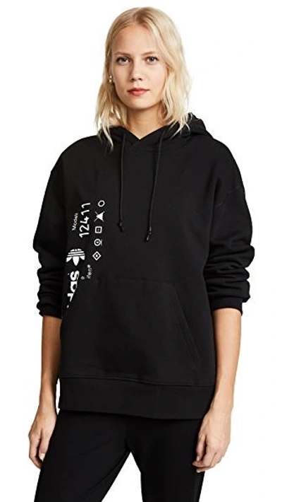 Alexander Wang Adidas Originals By Aw Logo Hoodie in Black for Men