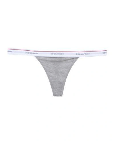 Shop Dsquared2 Thongs In Grey