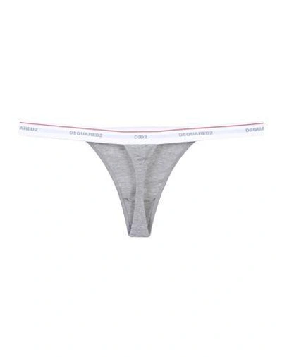 Shop Dsquared2 Thongs In Grey