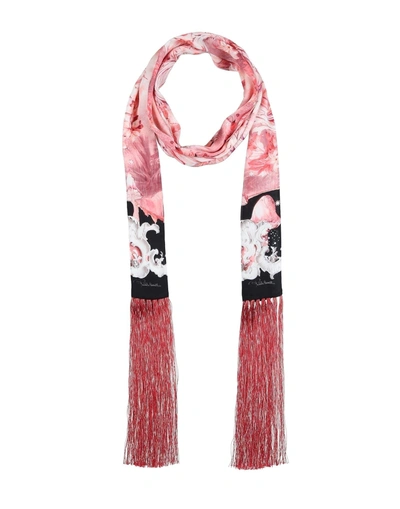 Shop Roberto Cavalli Oblong Scarves In Pink