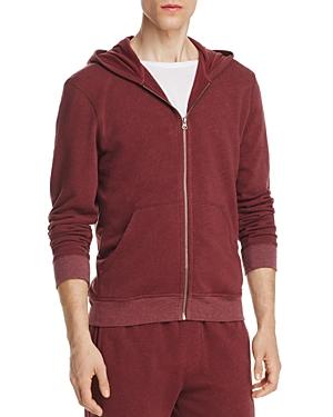 Atm Anthony Thomas Melillo French Terry Full Zip Hoodie In Brownstone ...