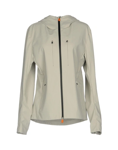 Shop Save The Duck Jacket In Light Grey
