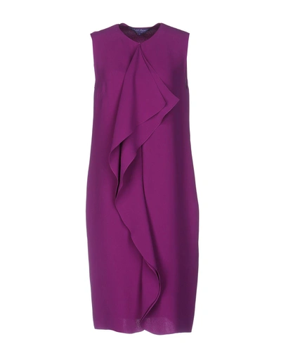 Shop Ralph Lauren Formal Dress In Purple