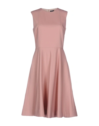 Shop Jil Sander Knee-length Dress In Pastel Pink
