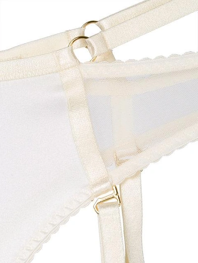 Shop Bordelle Suspender Briefs In White