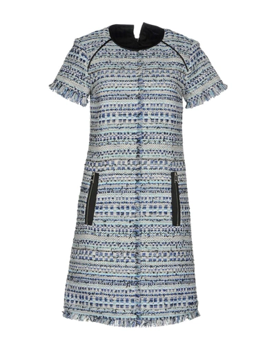 Shop Karl Lagerfeld Short Dresses In Blue