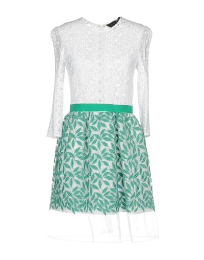 Shop Christian Pellizzari Short Dress In Green