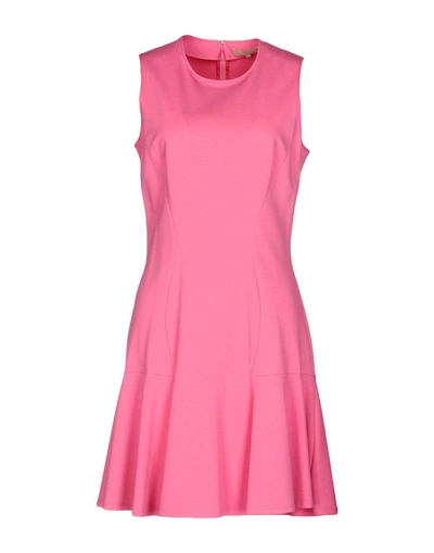 Shop Michael Kors Short Dress In Fuchsia