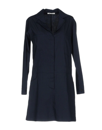 Shop Barena Venezia Shirt Dress In Dark Blue