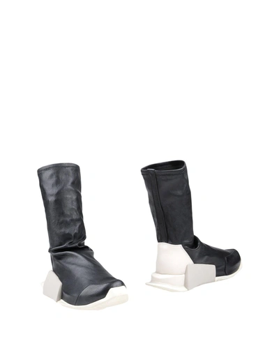 Shop Adidas Originals Rick Owens X Adidas Woman Ankle Boots Black Size 8.5 Soft Leather