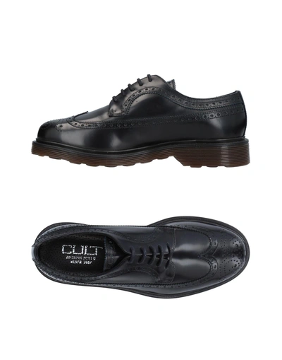 Shop Cult Man Lace-up Shoes Black Size 7 Soft Leather