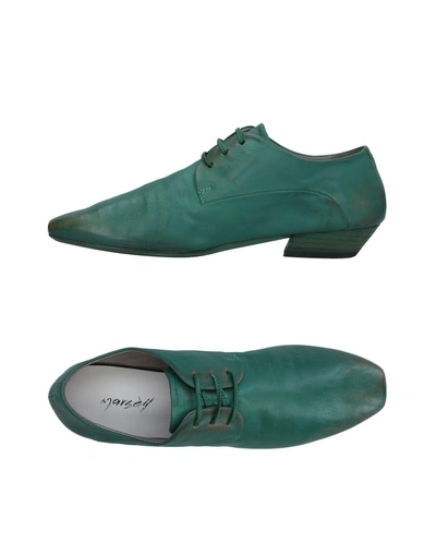 Shop Marsèll Lace-up Shoes In Green