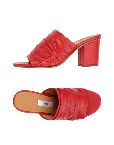Shop Miista Sandals In Red