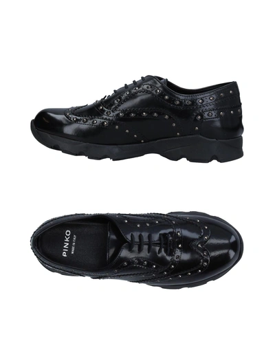 Shop Pinko Sneakers In Black