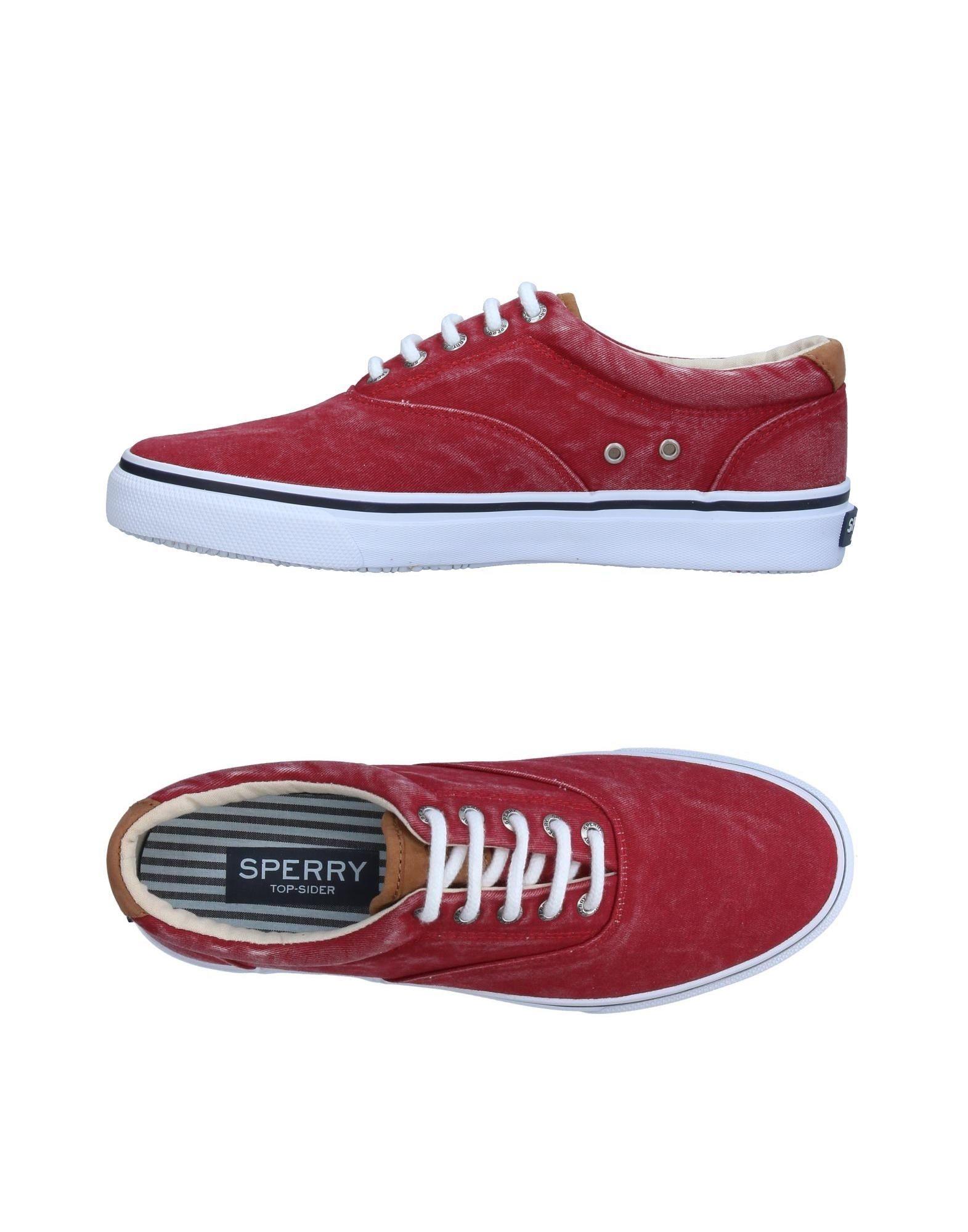 Sperry Sneakers In Brick Red Modesens