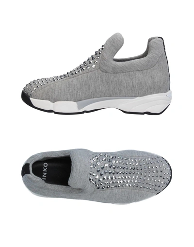 Shop Pinko Sneakers In Grey