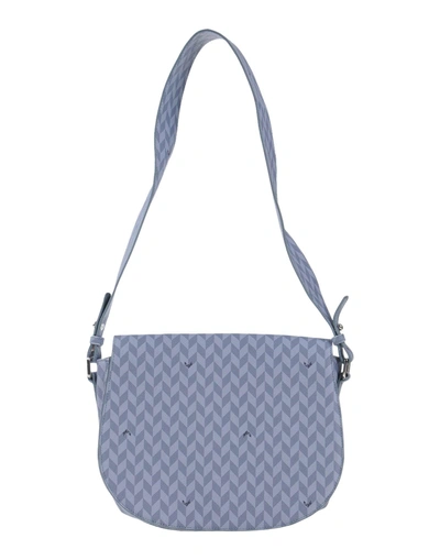 Shop Mia Bag Woman Shoulder Bag Grey Size - Textile Fibers