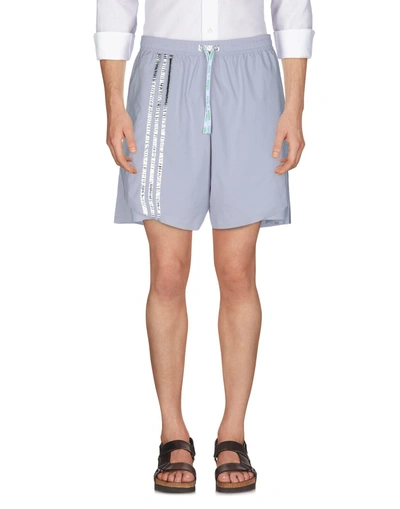 Shop Adidas By Kolor Shorts & Bermuda In Light Grey