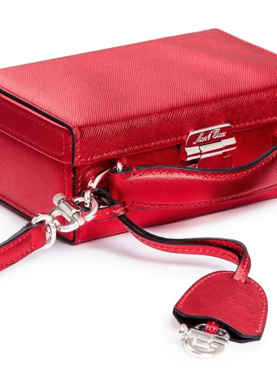 Shop Mark Cross 'grace Mini Box' Saffiano Leather Trunk