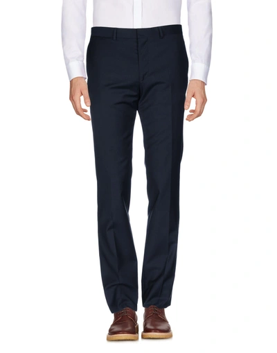 Shop Ps By Paul Smith Casual Pants In Dark Blue