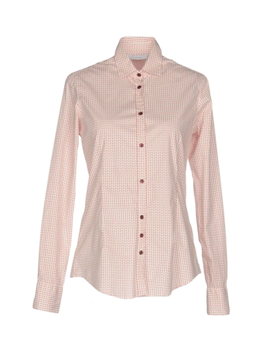 Shop Aglini Patterned Shirts & Blouses In Red