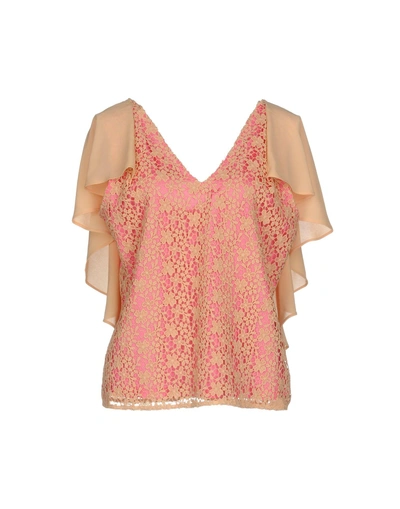 Shop Pinko Blouses In Pale Pink