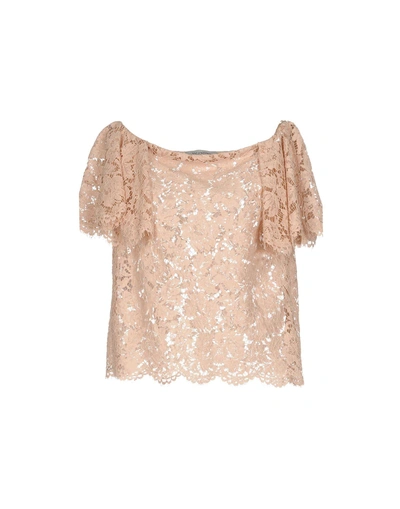Shop Valentino Blouse In Light Pink