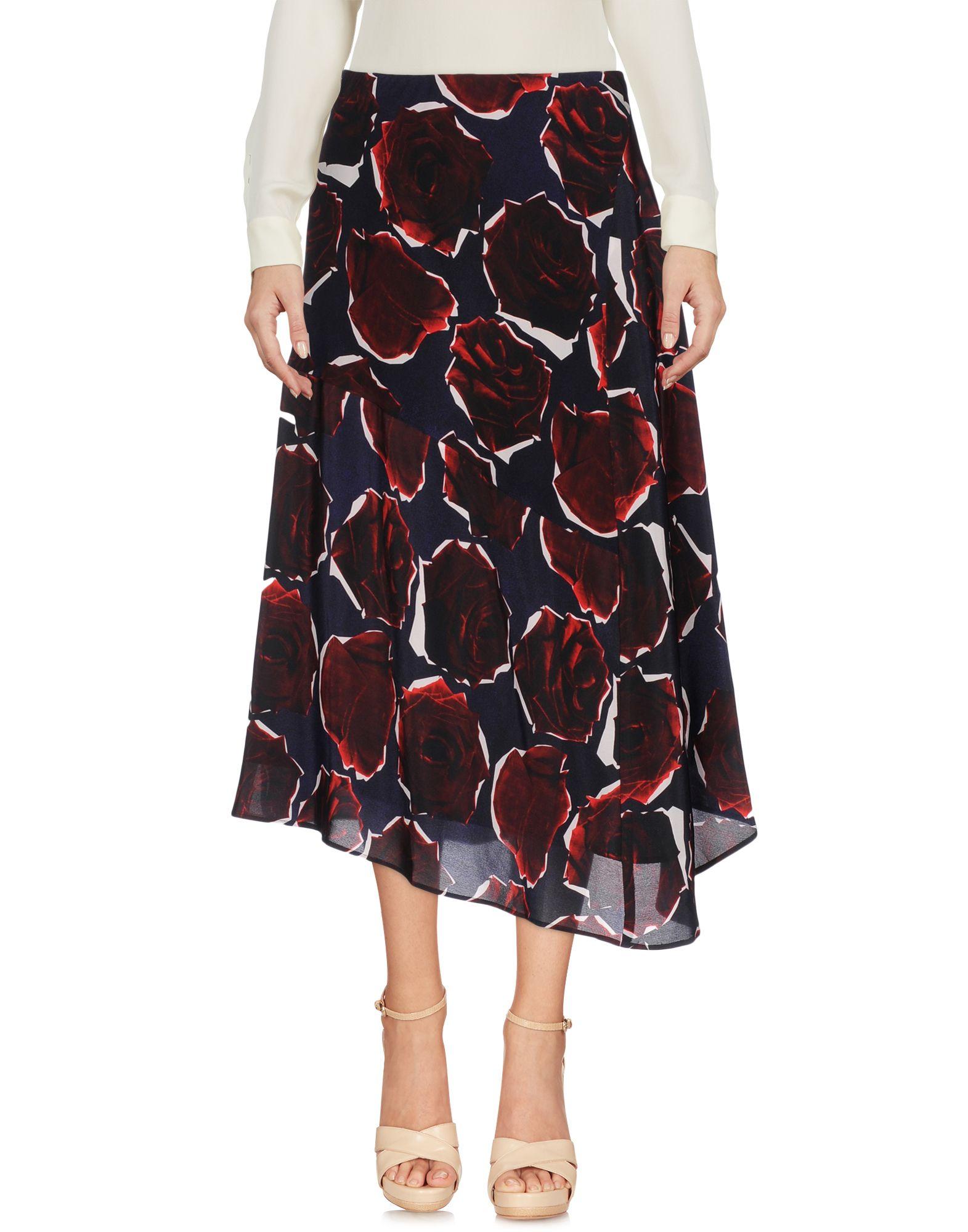 Ps By Paul Smith 3/4 Length Skirts In Dark Blue | ModeSens