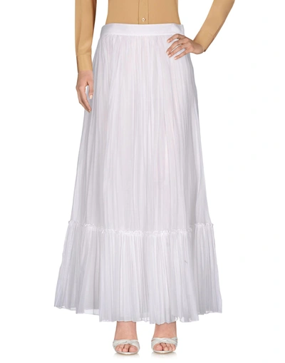 Shop Valentino Maxi Skirts In White