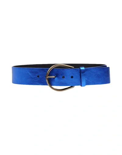 Shop Maison Margiela Belts In Blue