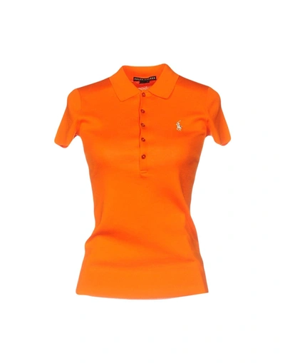 Shop Ralph Lauren Polo Shirts In Orange
