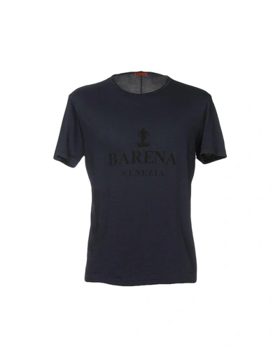 Shop Barena Venezia T-shirts In Dark Blue