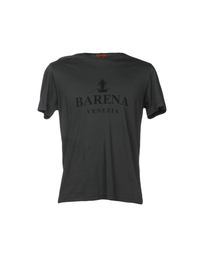 Shop Barena Venezia T-shirts In Lead