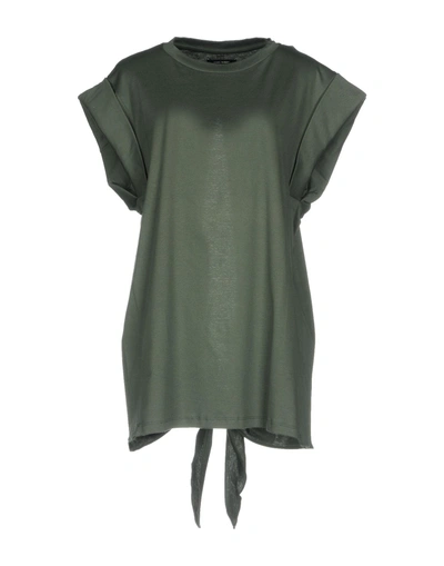 Shop Isabel Marant Long Tops In Military Green