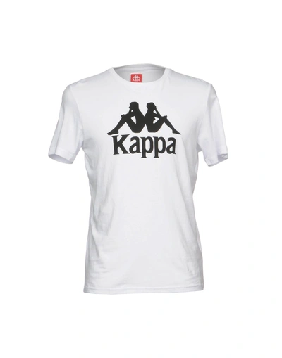 Shop Kappa Man T-shirt White Size Xxl Cotton