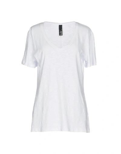 Shop Bobi T-shirts In White
