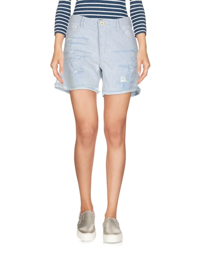 Shop Maison Scotch Denim Shorts In Blue