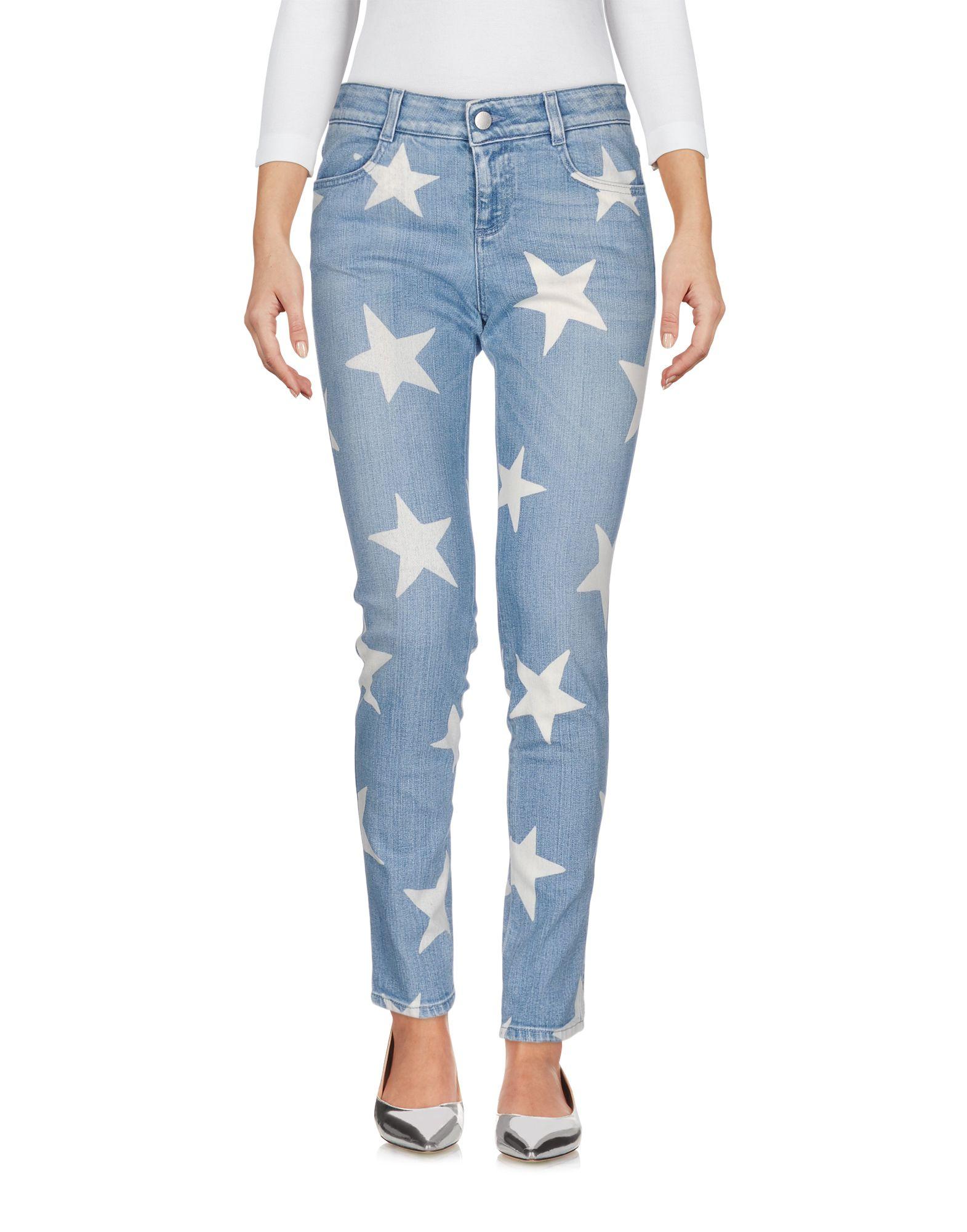 Stella Mccartney The Skinny Printed Boyfriend Jeans In Blue Modesens