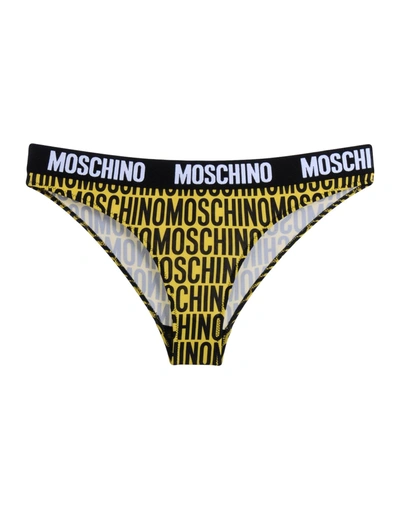 Shop Moschino Underwear Moschino In Yellow